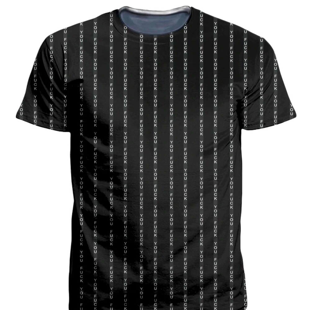 Efff You AOP Mens T Shirt Xxl
